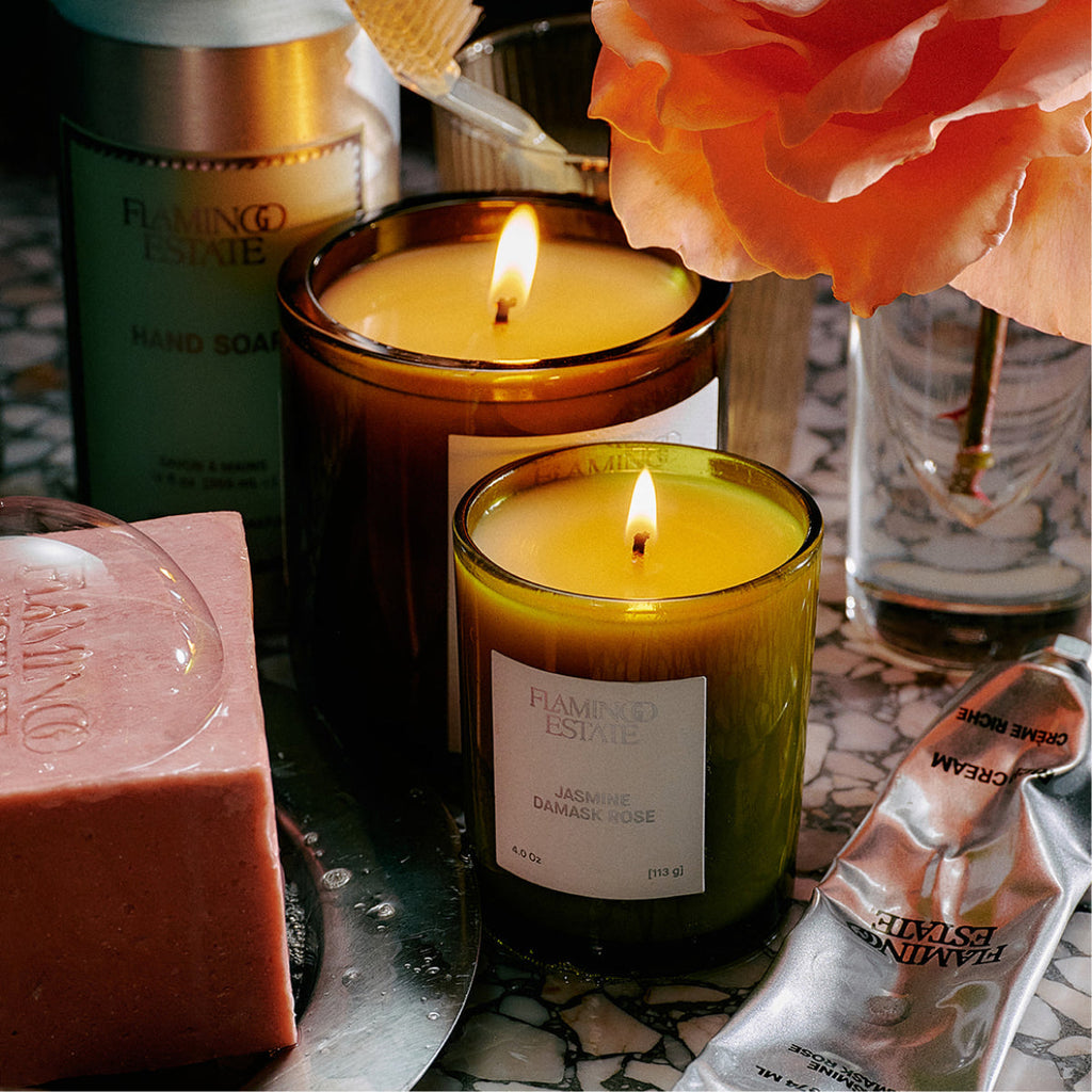 Jasmine Damask Rose Bathroom Set