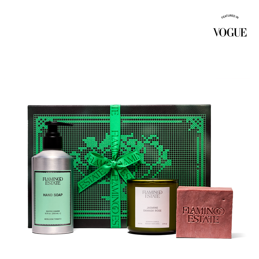 Jasmine Damask Rose Bathroom Set